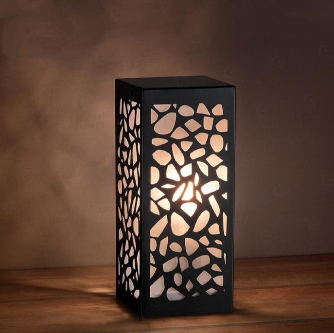3D Laser-Cut Wooden Night Lamp – Warm Light