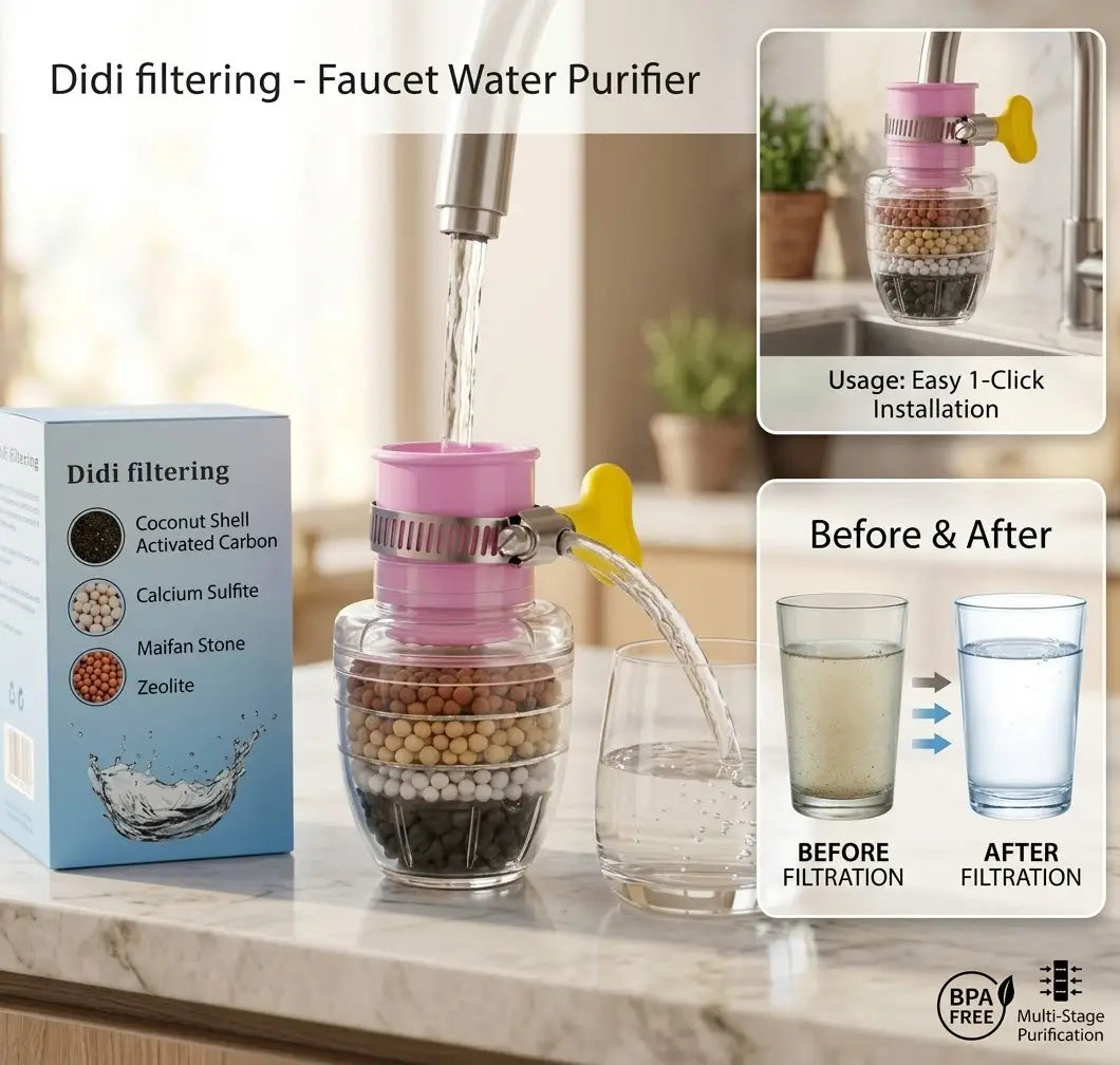 Faucet Water Purifier – Tap Filter for Clean Water