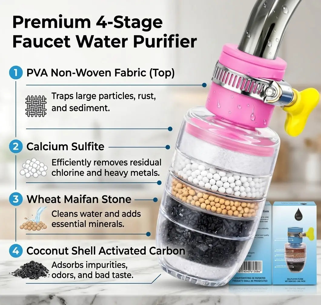 Faucet Water Purifier – Tap Filter for Clean Water
