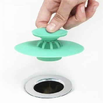 Silicone Sink Hair Strainer Floor Drain Bathroom Kitchen Stopper Sink Strainer Basin Water Stopper