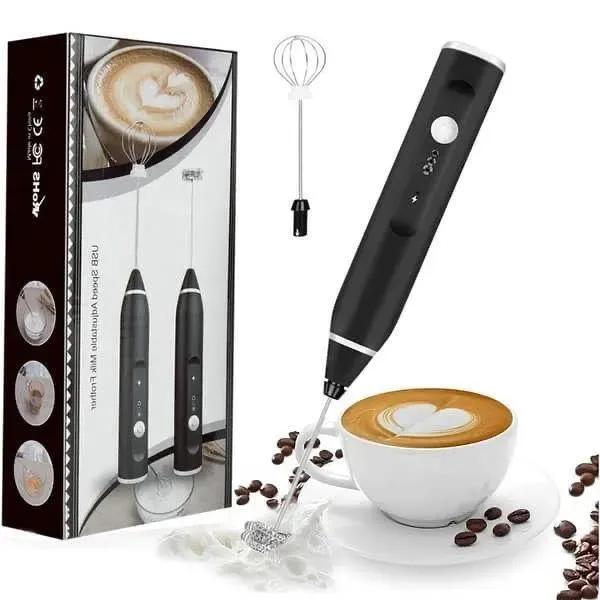 USB Rechargeable 2-in-1 Coffee & Egg Beater