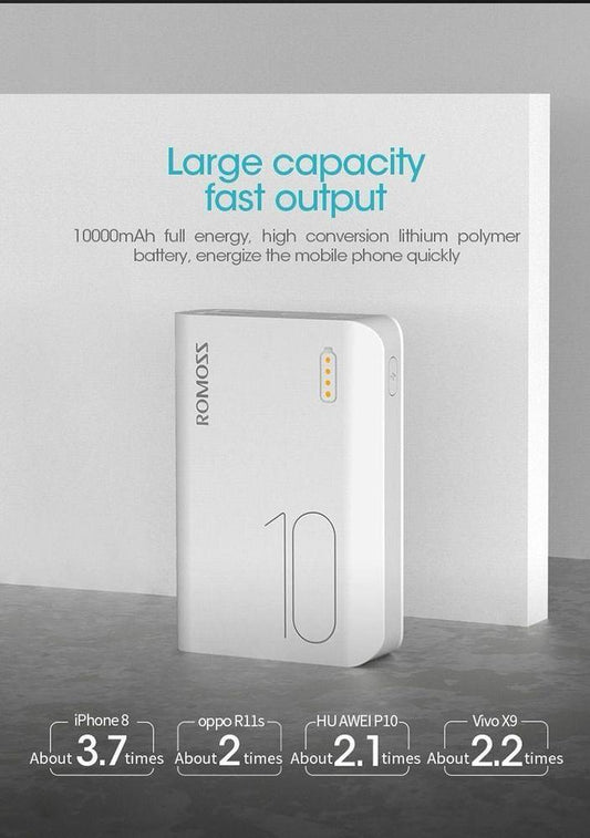 10000mAh Fast Charging Power Bank – Slim & Portable